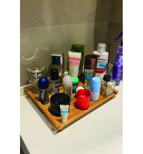 Ahşap Tepsi Çok Amaçlı Organizer Dekoratif Tepsi