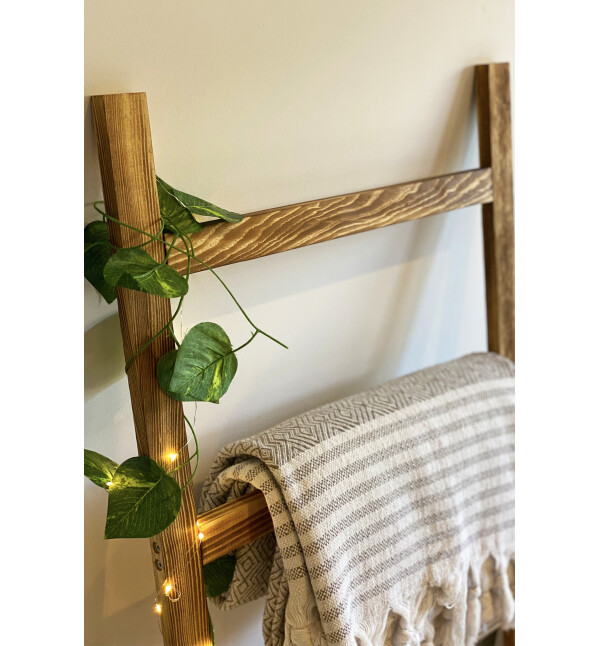 Dekoratif Merdiven Havluluk Bahçe Ve Banyo Çok Amaçlı Organizer Mob127