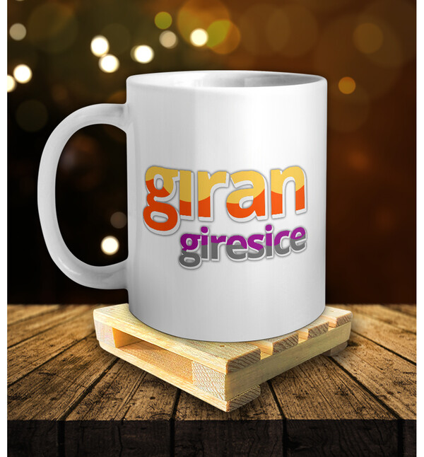 Ege Şivesi Gıran Giresice Kupa ve Palet Bardak Altlığı Hediyeli Kupa Bardak oh884