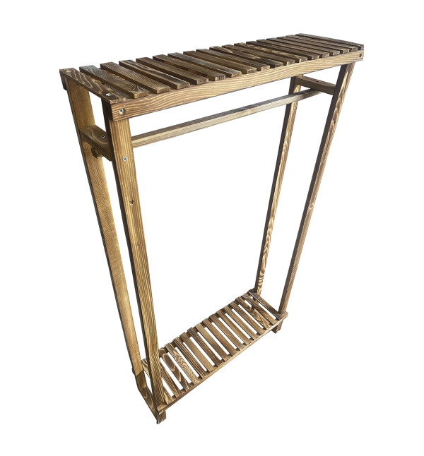 Elbise Askılığı Ahşap Ayaklı Askılık Portmanto Ayakkabılık Askılık mob197