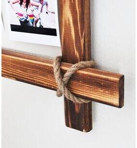 Kişiye Özel 12 Fotograflı Ahşap Fotograf  Çerçevesi