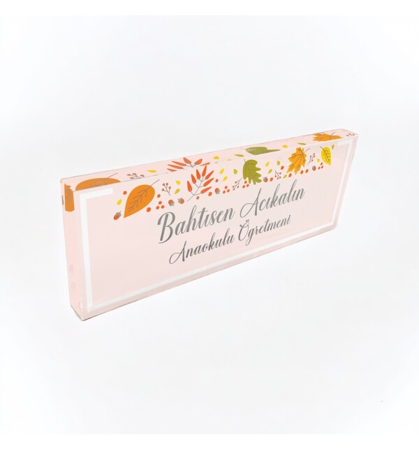 Kişiye Özel Kendin Tasarla Meslek Ünvan Masa Üstü İsimlik T6