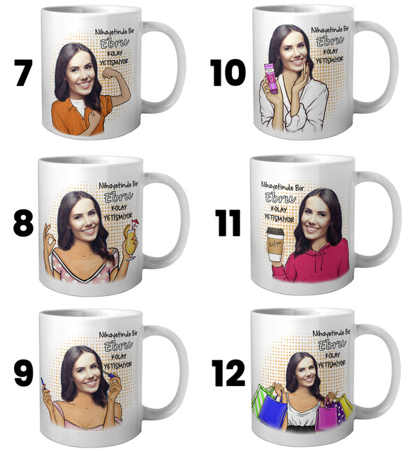 Kişiye Özel Nihayetinde Kolay Yetişmiyor Karikatürlü Kupa Bardak oh932