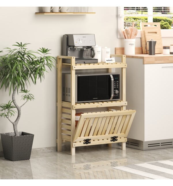 Mutfak Bangosu Banyo Dolabı Ahşap Kahve Köşesi Çok Amaçlı Dolap Kapaklı Mutfak Düzenleyici Dolap nat mob213