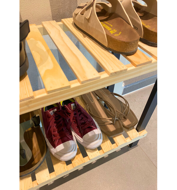 Premium Serisi Masif Ahşap 2 Katlı Ayakkabılık Ahşap Dresuar Mob145