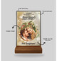 Kişiye Özel Fotoğraflı ve Mesajlı Yeni Yıl Tasarımlı Masaüstü Plak oh1200
